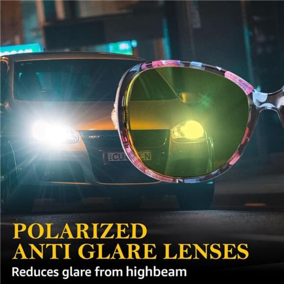 Sunglasses for Women Trendy Polarized Sunglasses Oversized Big Sun - Picture 4 of 6